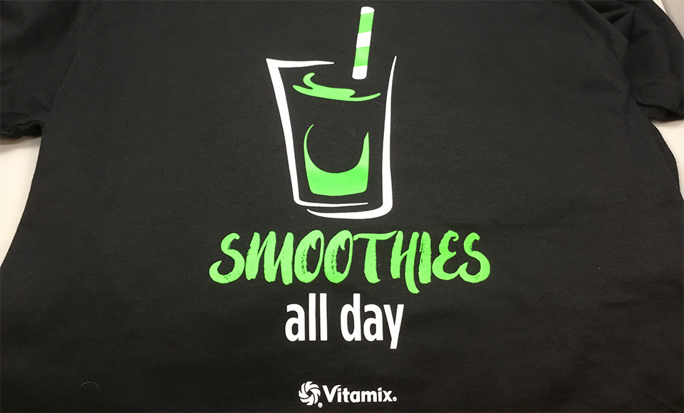 Vitamix Screen Printed Corporate Apparel
