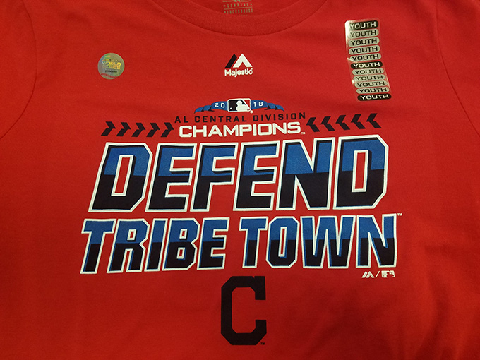 Cleveland Indians AL Central Division Take 17 T-Shirt Printing
