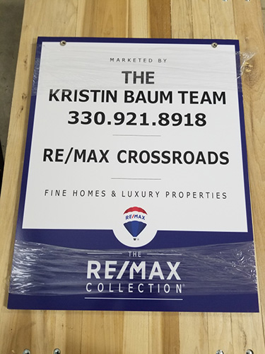 Alumnicore Sign to Hang Outside