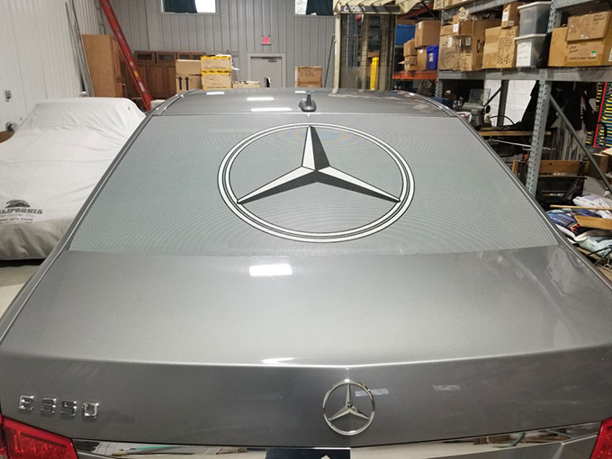 Mercedes Window Cover
